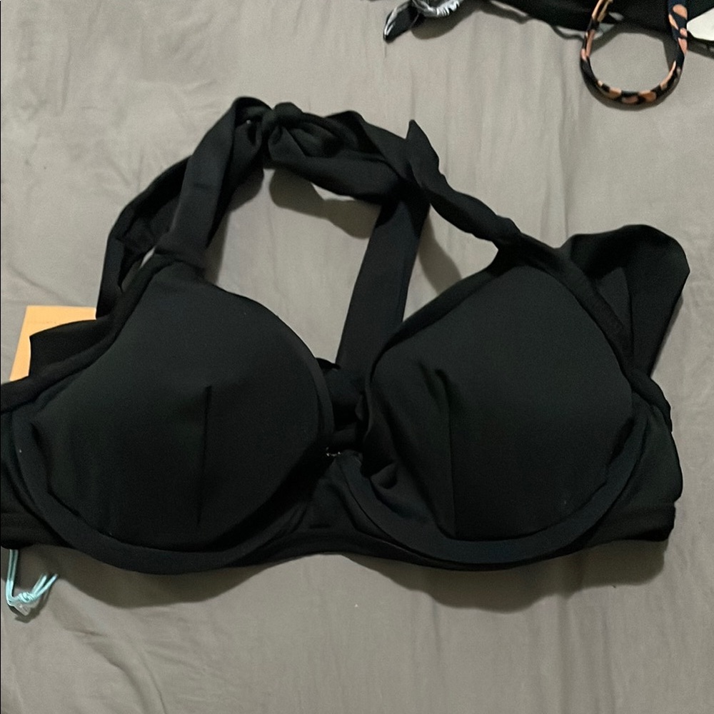 Kona Sol Black Bikini Top